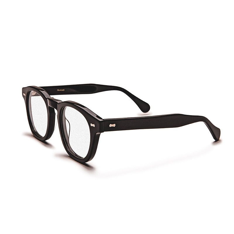 Handmade Depp Round Frame Detachable Dual-use Polarized Men's Sunglasses - Harmony Gallery