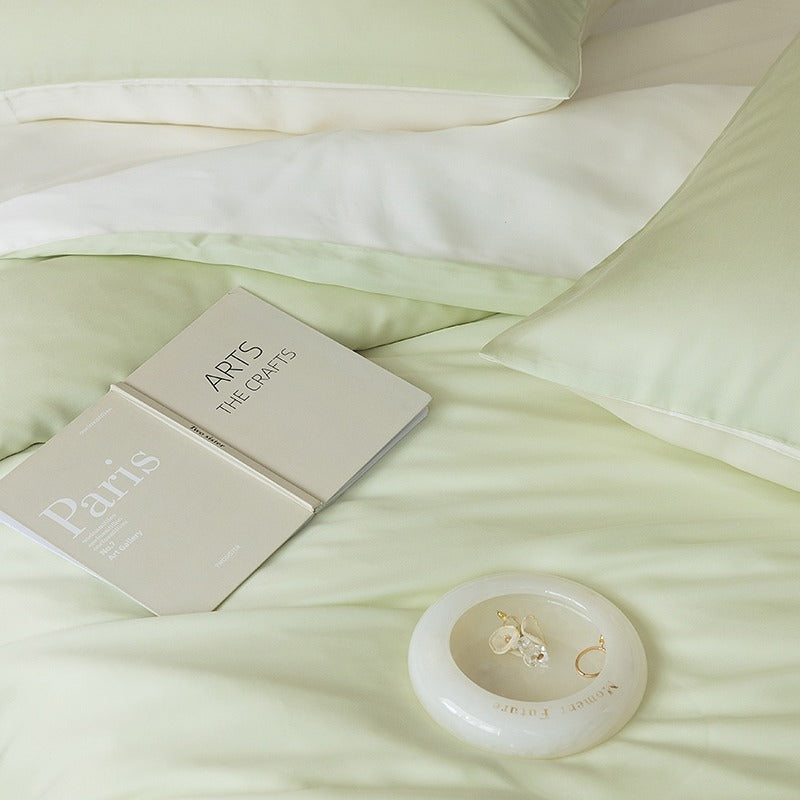 Light Luxury Lenzing Tencel Four-Piece Summer Silk Bed Set - Harmony Gallery
