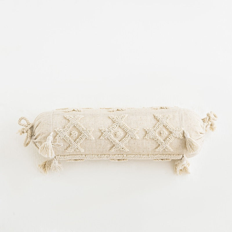 Bohemian Handmade Tassel Embroidery Living Room Cushion - Harmony Gallery