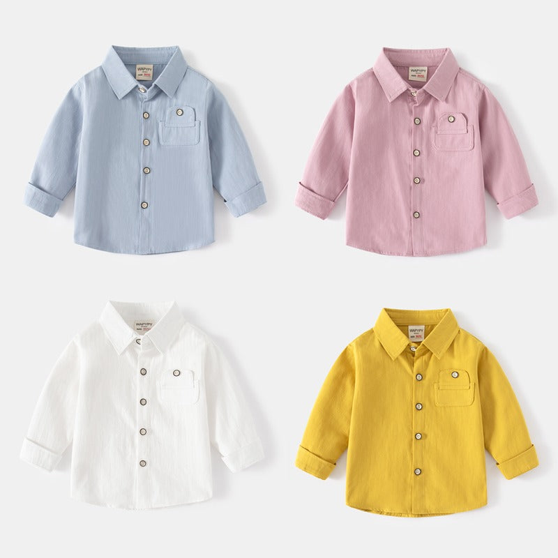 New Spring and Autumn Fashion Trend Baby Boy's Shirt - Harmony Gallery