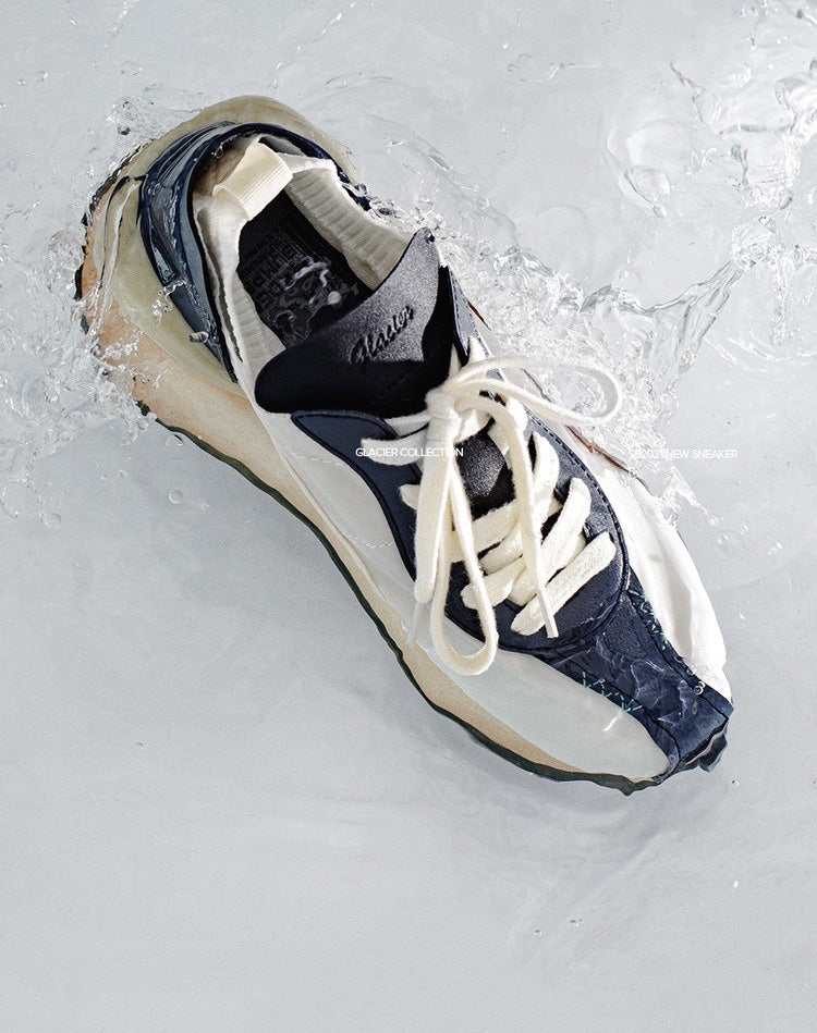 Breathable Retro Ice Silk Forrest Gump White Men's Sneakers - Harmony Gallery