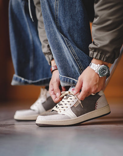 American Retro Smiley Face Versatile Sports Men's Casual Shoes - Harmony Gallery
