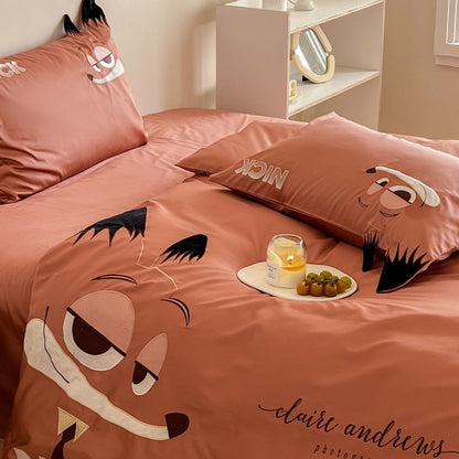 Disney Zootopia Nick Satin Pure Cotton Four-piece Bed Set - Harmony Gallery