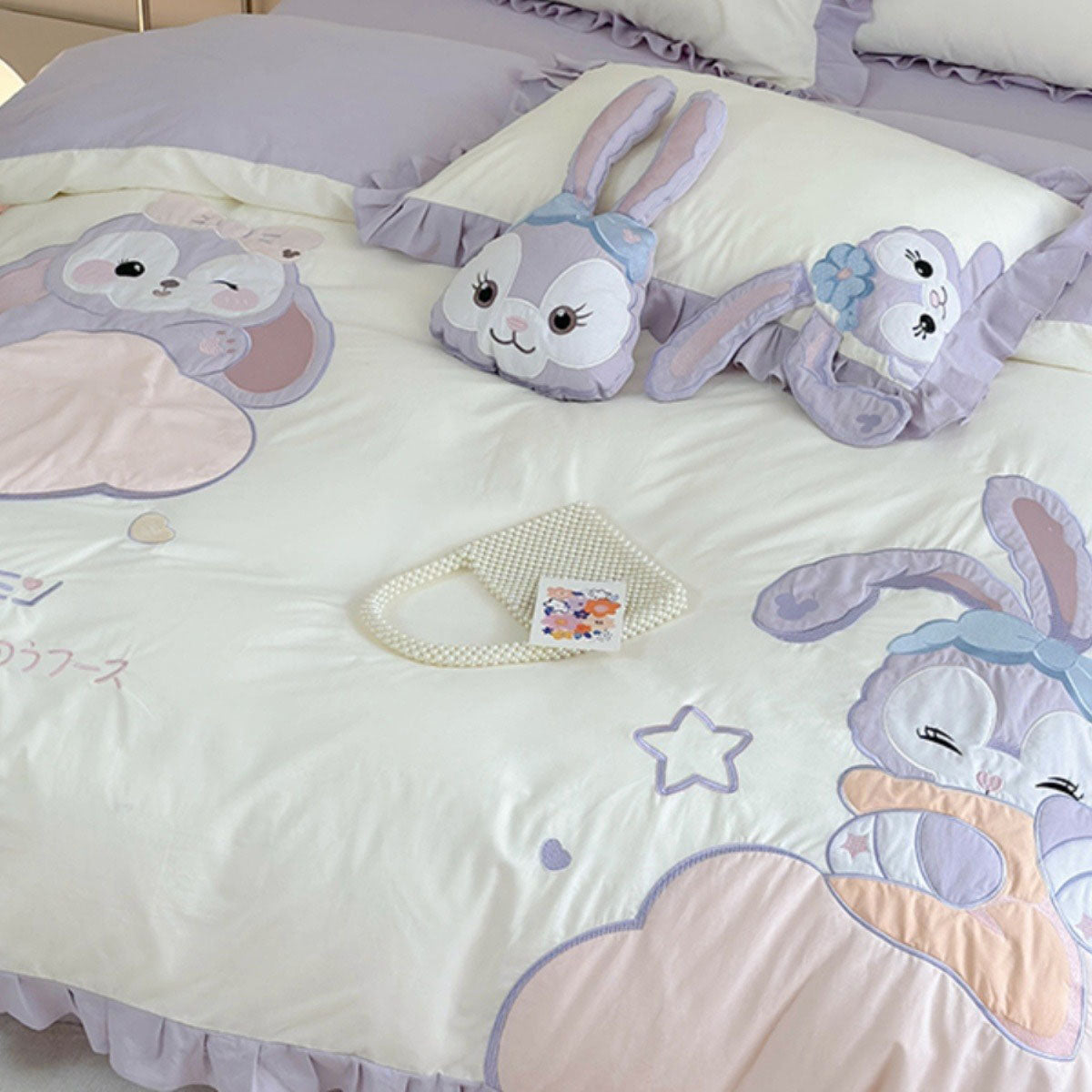 Disney Star Rabbit Four-piece Pure Cotton Cute Cartoon Bed Set - Harmony Gallery