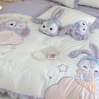 Disney Star Rabbit Four-piece Pure Cotton Cute Cartoon Bed Set - Harmony Gallery