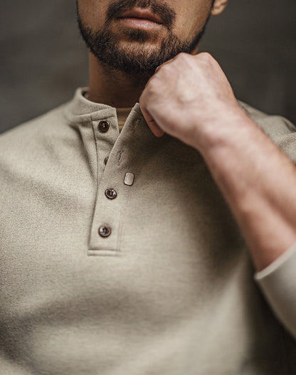 American Henry Collar Woolen Clean Fit Bottoming Men's Sweater - Harmony Gallery