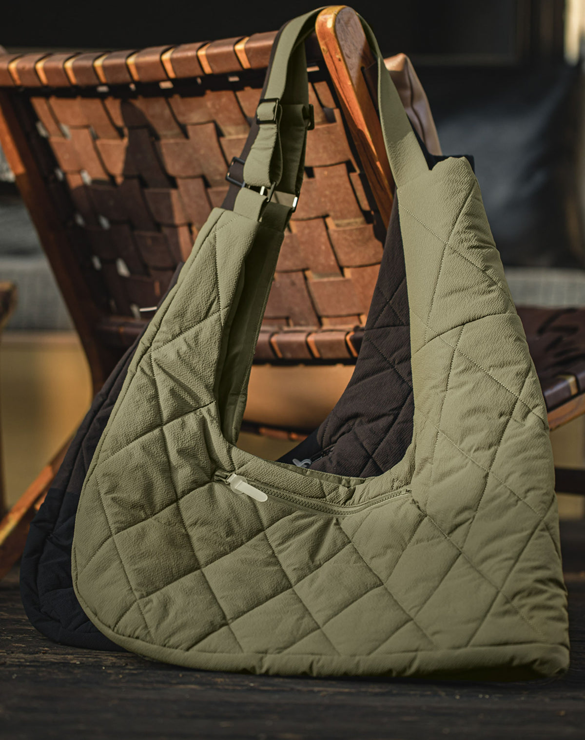 Workwear Mountain Quilted Large Capacity Cotton Men's Waistcoat Bag - Harmony Gallery