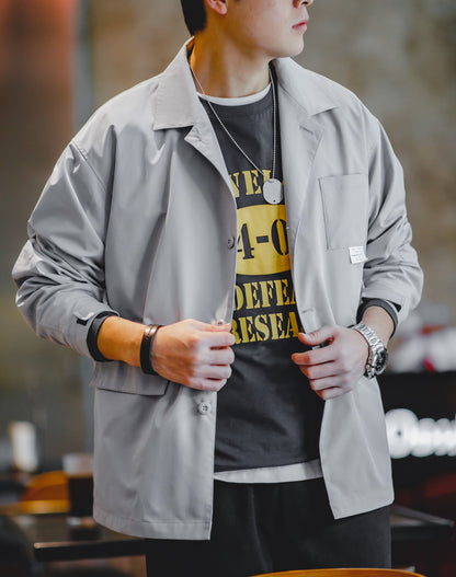 Workwear Mountain Outdoor Multi-Pocket Casual Versatile Men's Jacket - Harmony Gallery