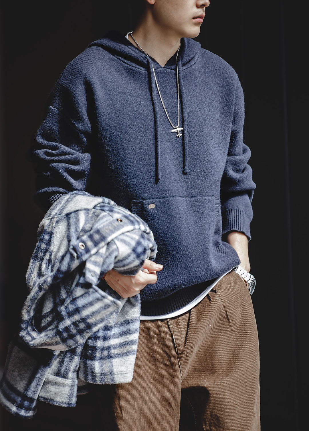American Workwear Heavyweight Pullover Thickened Men's Sweater - Harmony Gallery