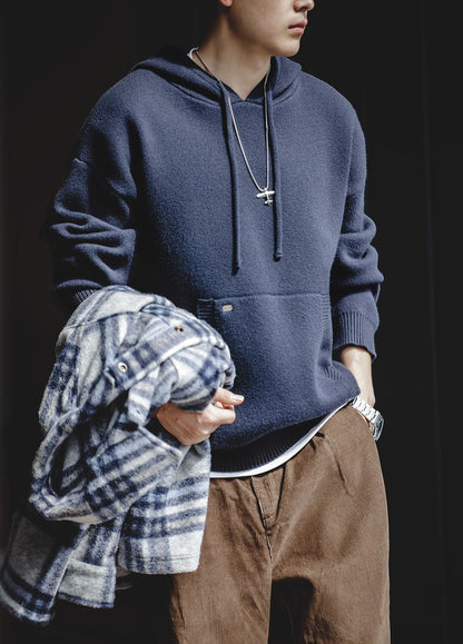 American Workwear Heavyweight Pullover Thickened Men's Sweater - Harmony Gallery