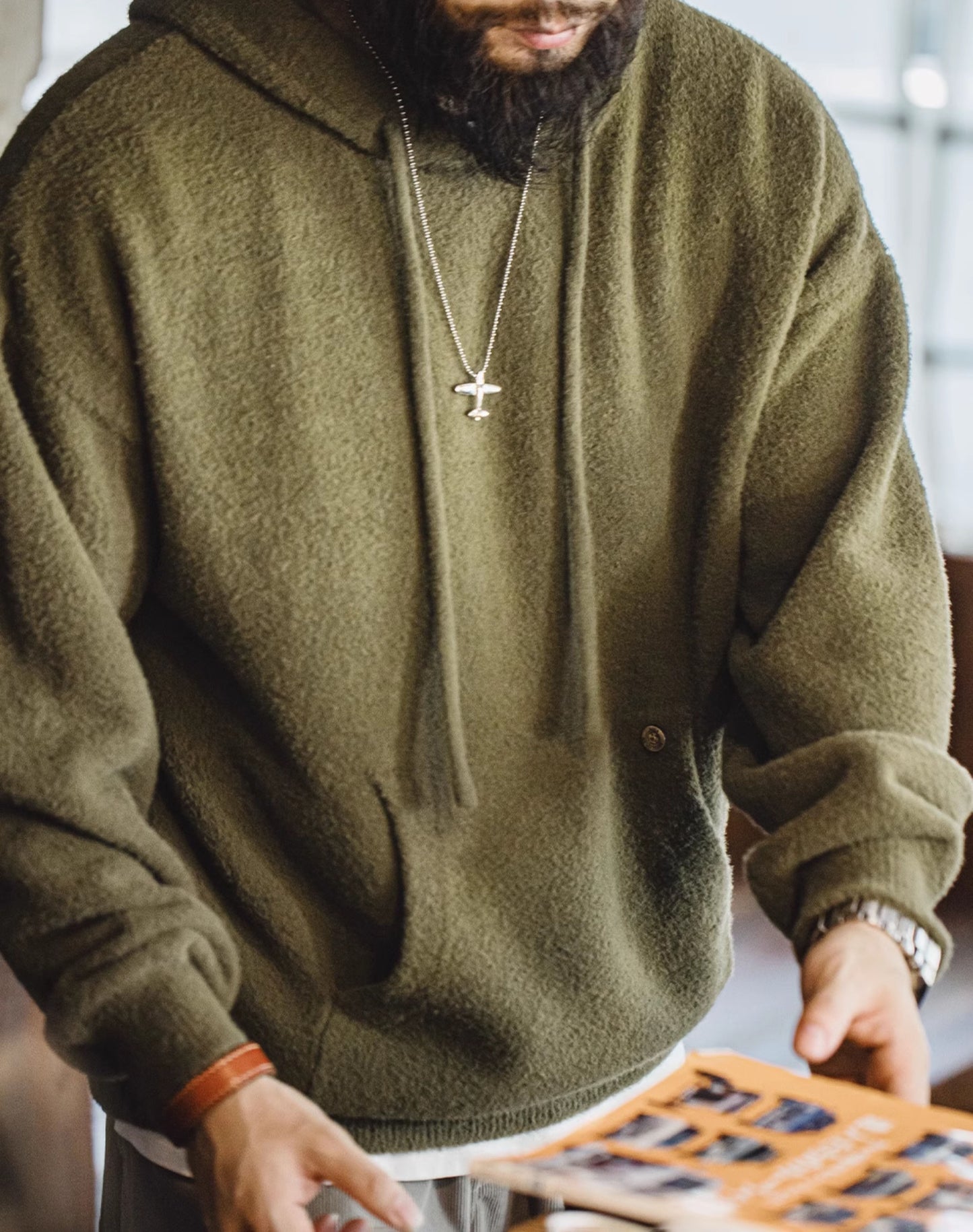 American Casual Double-Sided Imitation Mink Fleece Warm Men's Sweater - Harmony Gallery