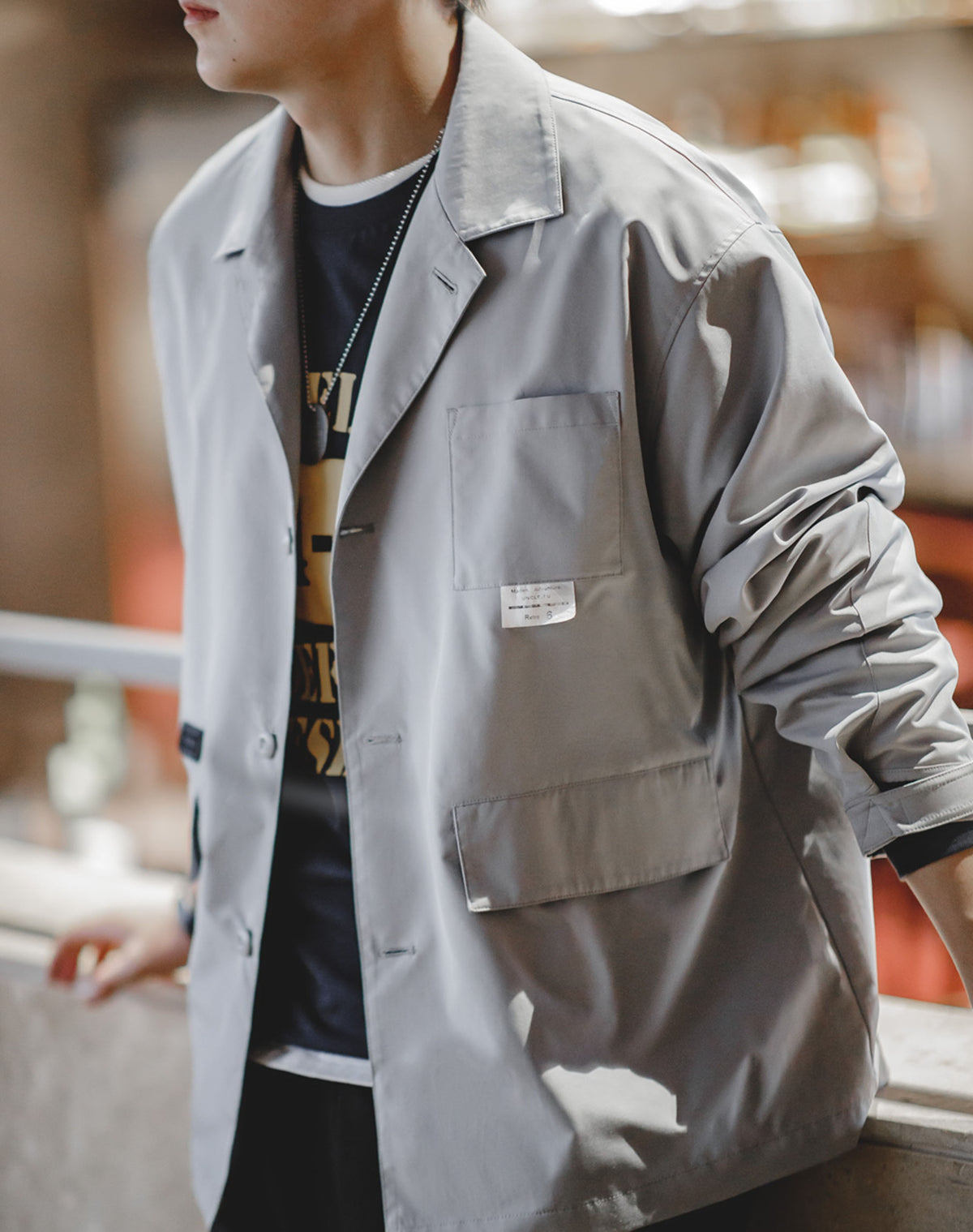 Workwear Mountain Outdoor Multi-Pocket Casual Versatile Men's Jacket - Harmony Gallery