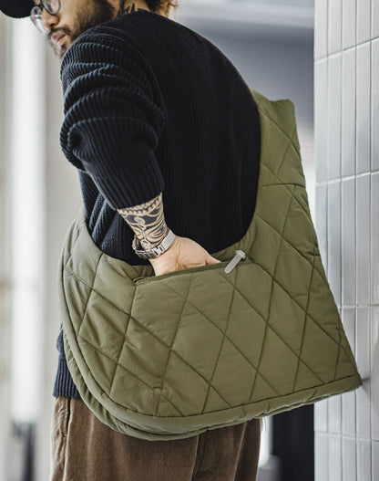 Workwear Mountain Quilted Large Capacity Cotton Men's Waistcoat Bag - Harmony Gallery