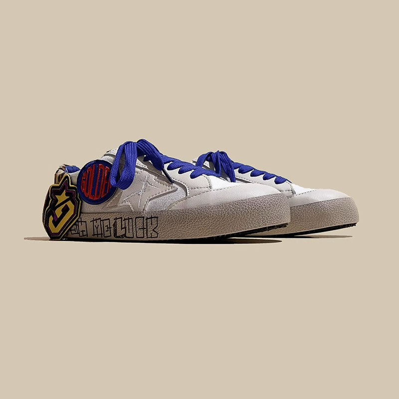 American Retro Training Leather Sport Women's Shoes - Harmony Gallery