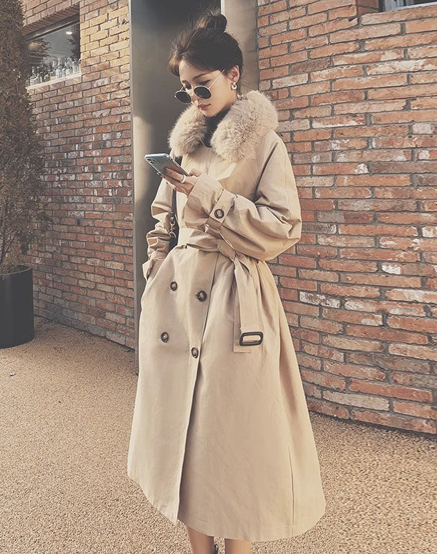 Duck Down Thickened Windbreaker Winter Loose Mid-Length Women's Coat - Harmony Gallery