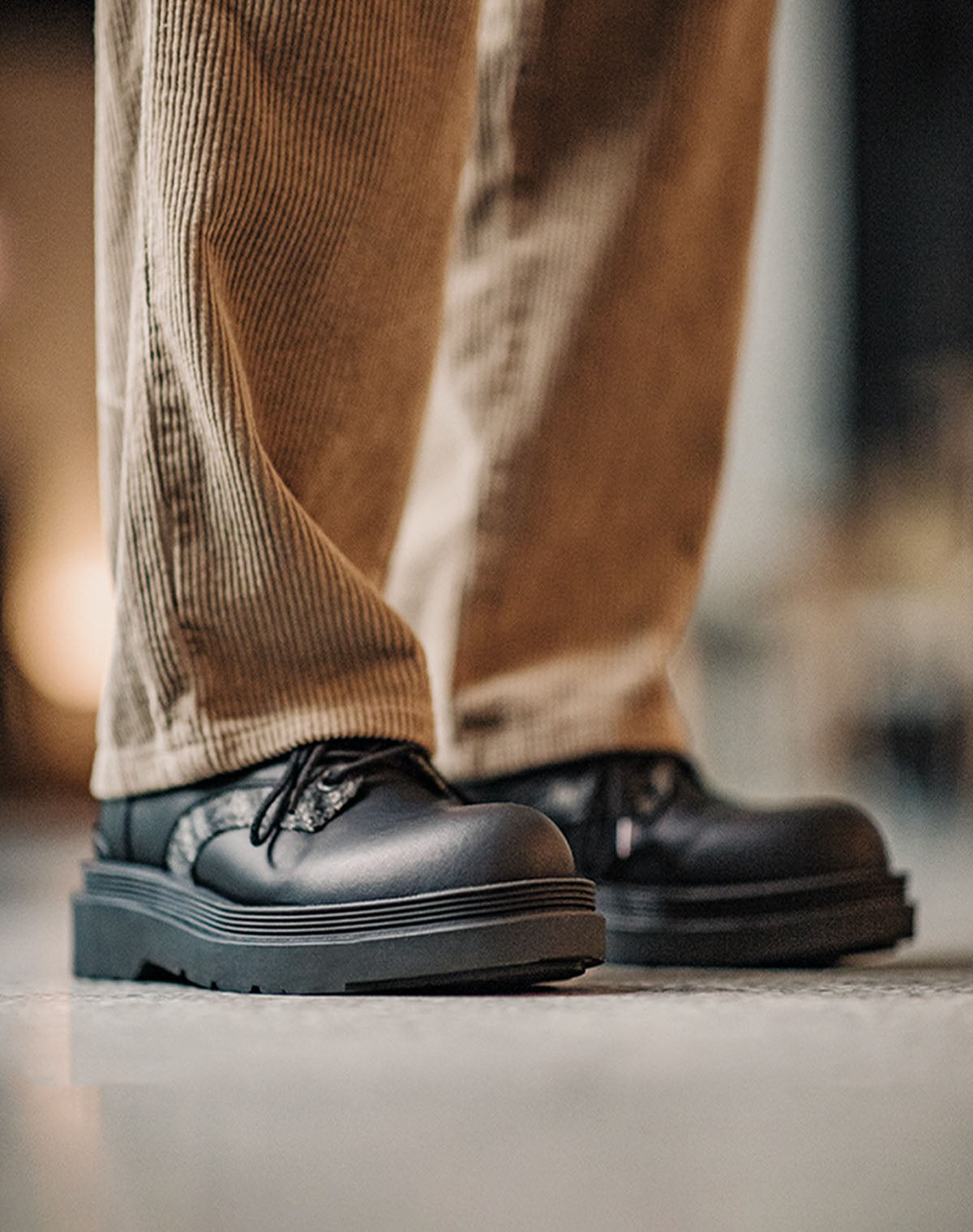 Derby Retro Casual Work Matte Versatile Leather Men's Dress Shoes - Harmony Gallery