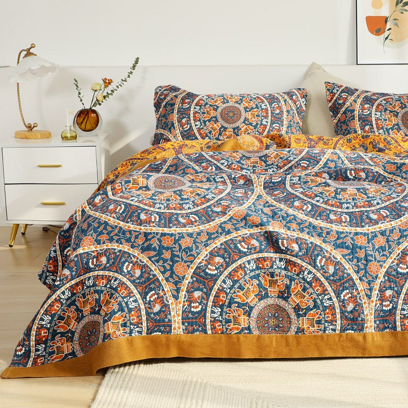 Six-Layer Gauze Pure Cotton Double Sided Summer Cool Coverlet - Harmony Gallery