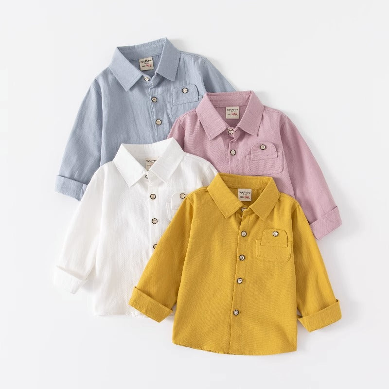 New Spring and Autumn Fashion Trend Baby Boy's Shirt - Harmony Gallery