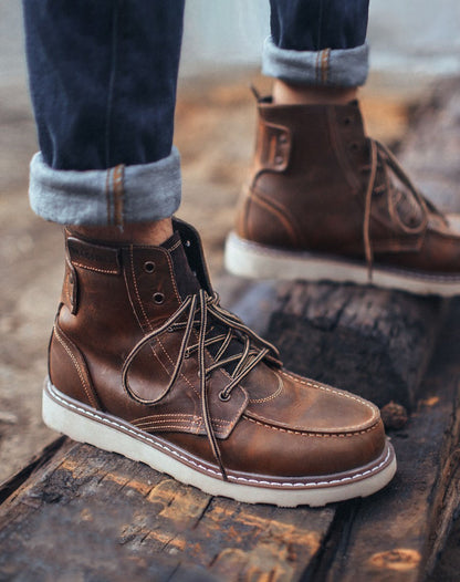American Retro 875 Velvet Leather Versatile Martin Men's Boot - Harmony Gallery