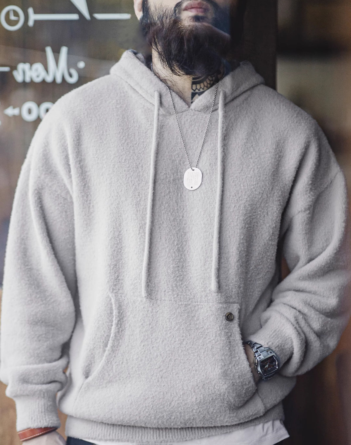 American Casual Double-Sided Imitation Mink Fleece Warm Men's Sweater - Harmony Gallery