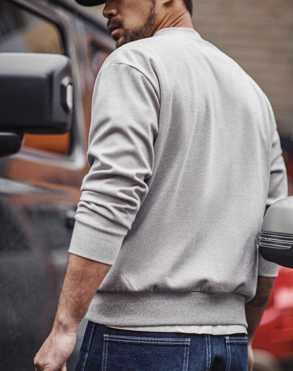 American Henry Collar Woolen Clean Fit Bottoming Men's Sweater - Harmony Gallery