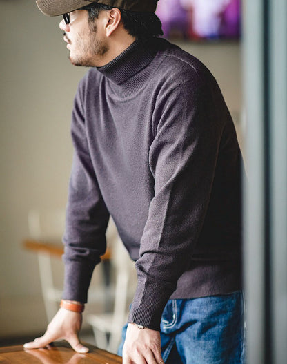 American Casual Workwear Turtleneck Warm Bottoming Men's Sweater - Harmony Gallery