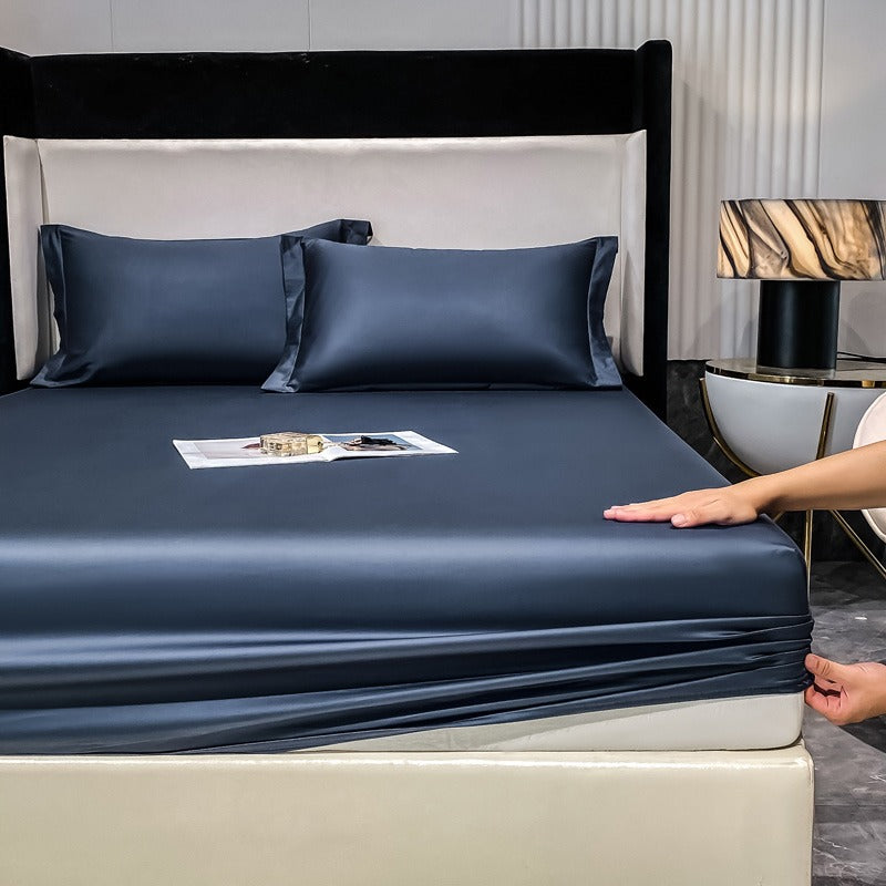 Light luxury Hotel Simple Double-Ply Pure Cotton Four-Piece Bed Set - Harmony Gallery