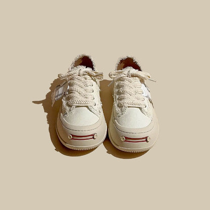 American Canvas Open Smile Thick-Soled Sports Women's Shoes - Harmony Gallery