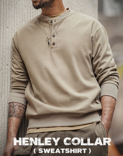 American Henry Collar Woolen Clean Fit Bottoming Men's Sweater - Harmony Gallery