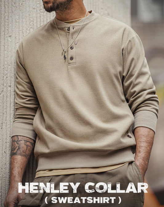 American Henry Collar Woolen Clean Fit Bottoming Men's Sweater - Harmony Gallery