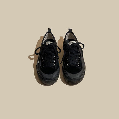 American Canvas Leather Low-Cut Sport Women's Shoes - Harmony Gallery