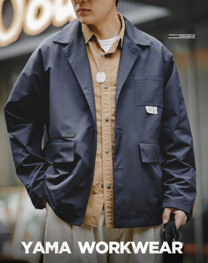 Workwear Mountain Outdoor Multi-Pocket Casual Versatile Men's Jacket - Harmony Gallery