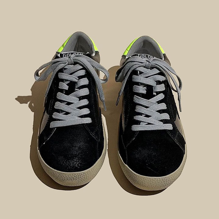 Leather Genuine Dirty Star Skate Sport Women's Shoes - Harmony Gallery