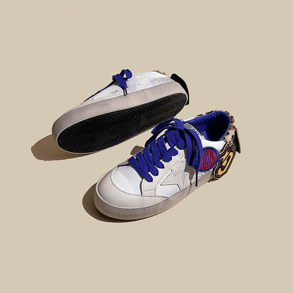 American Retro Training Leather Sport Women's Shoes - Harmony Gallery