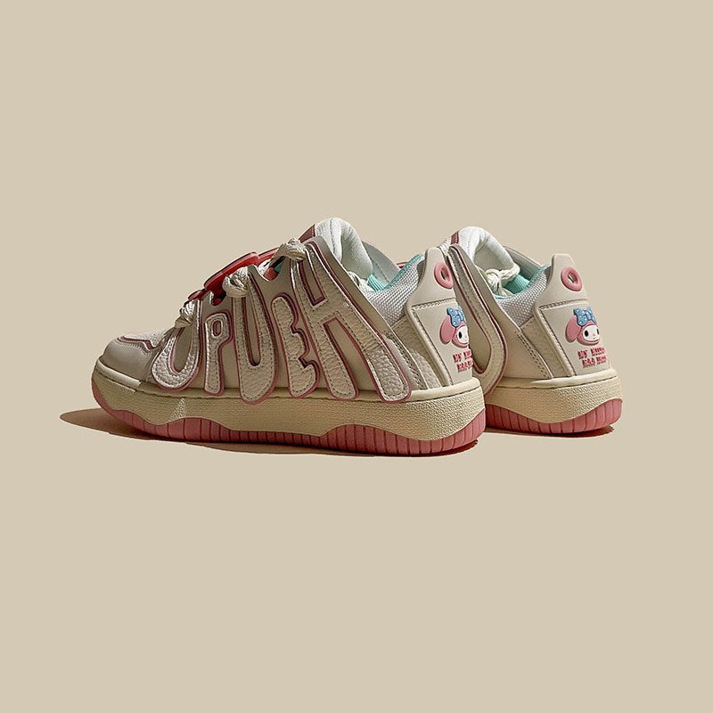 American Retro Skateboard Letters Street Sport Unisex Shoes - Harmony Gallery