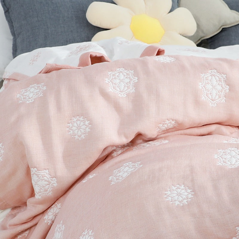 Eight-Layer Modern Pure Cotton Air-Conditioning Summer Coverlet - Harmony Gallery