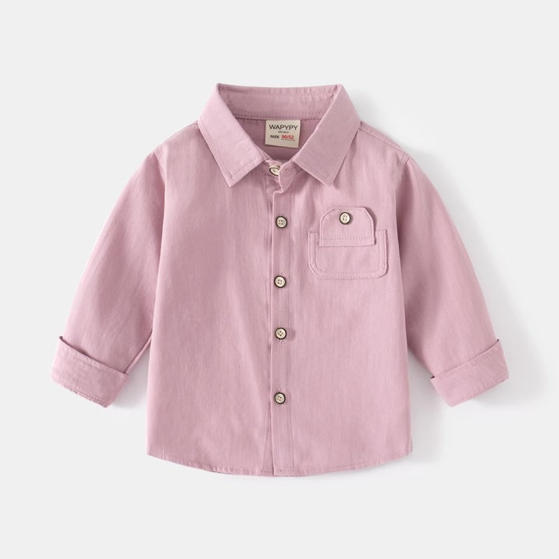 New Spring and Autumn Fashion Trend Baby Boy's Shirt - Harmony Gallery