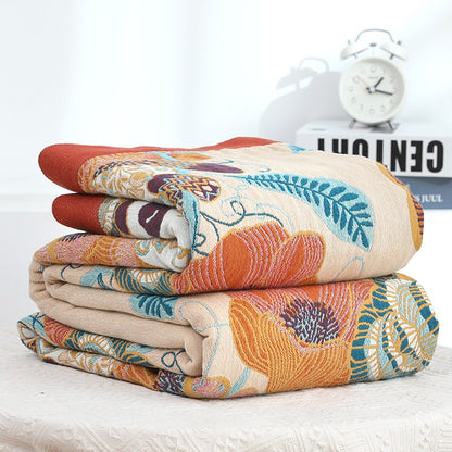 Six-Layer Pure Cotton Summer Cool Panda Coverlet - Harmony Gallery