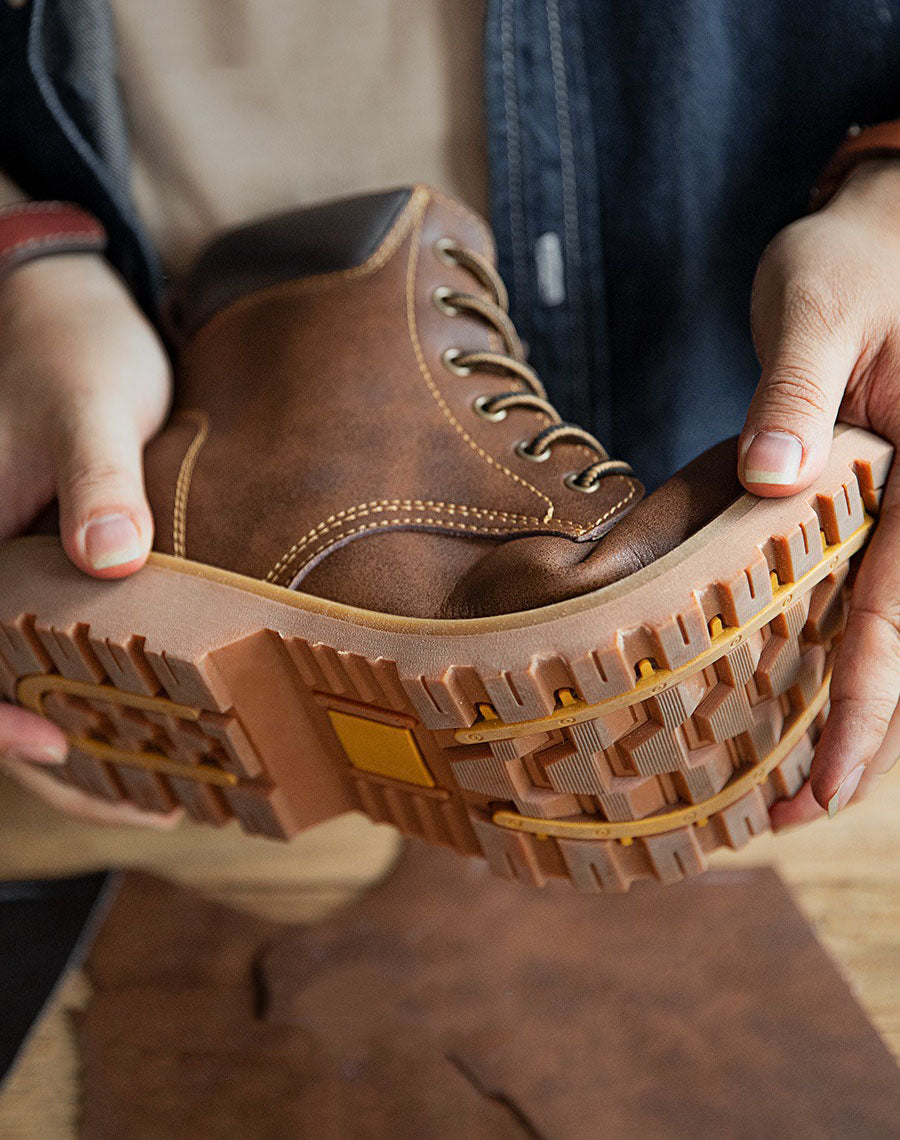 American Work Martin High-Top Desert Leather Men's Boot - Harmony Gallery