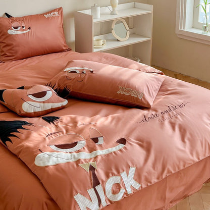 Disney Zootopia Nick Satin Pure Cotton Four-piece Bed Set - Harmony Gallery