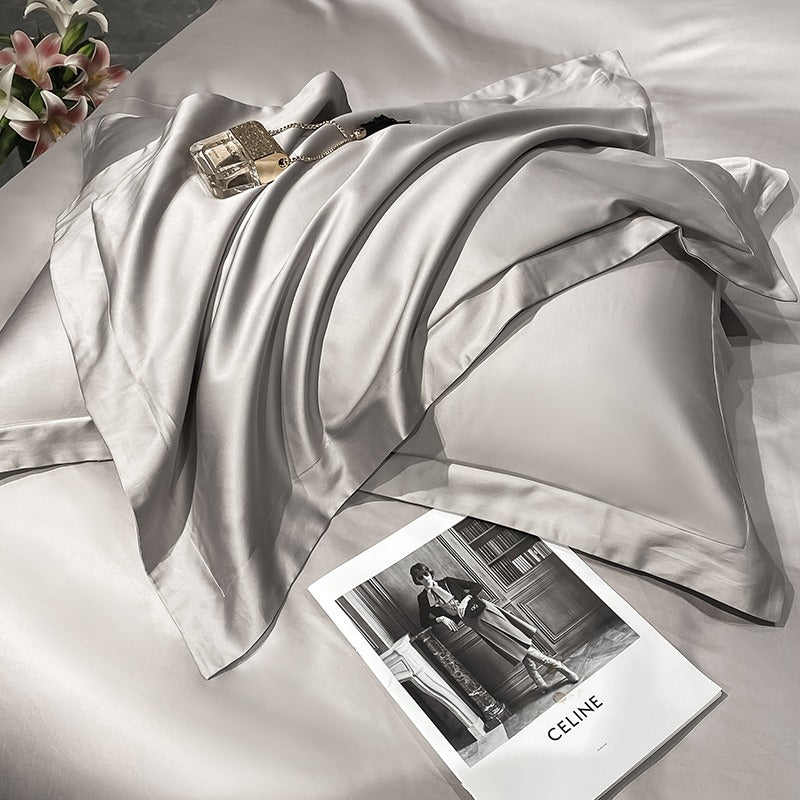 Light luxury Hotel Simple Double-Ply Pure Cotton Four-Piece Bed Set - Harmony Gallery