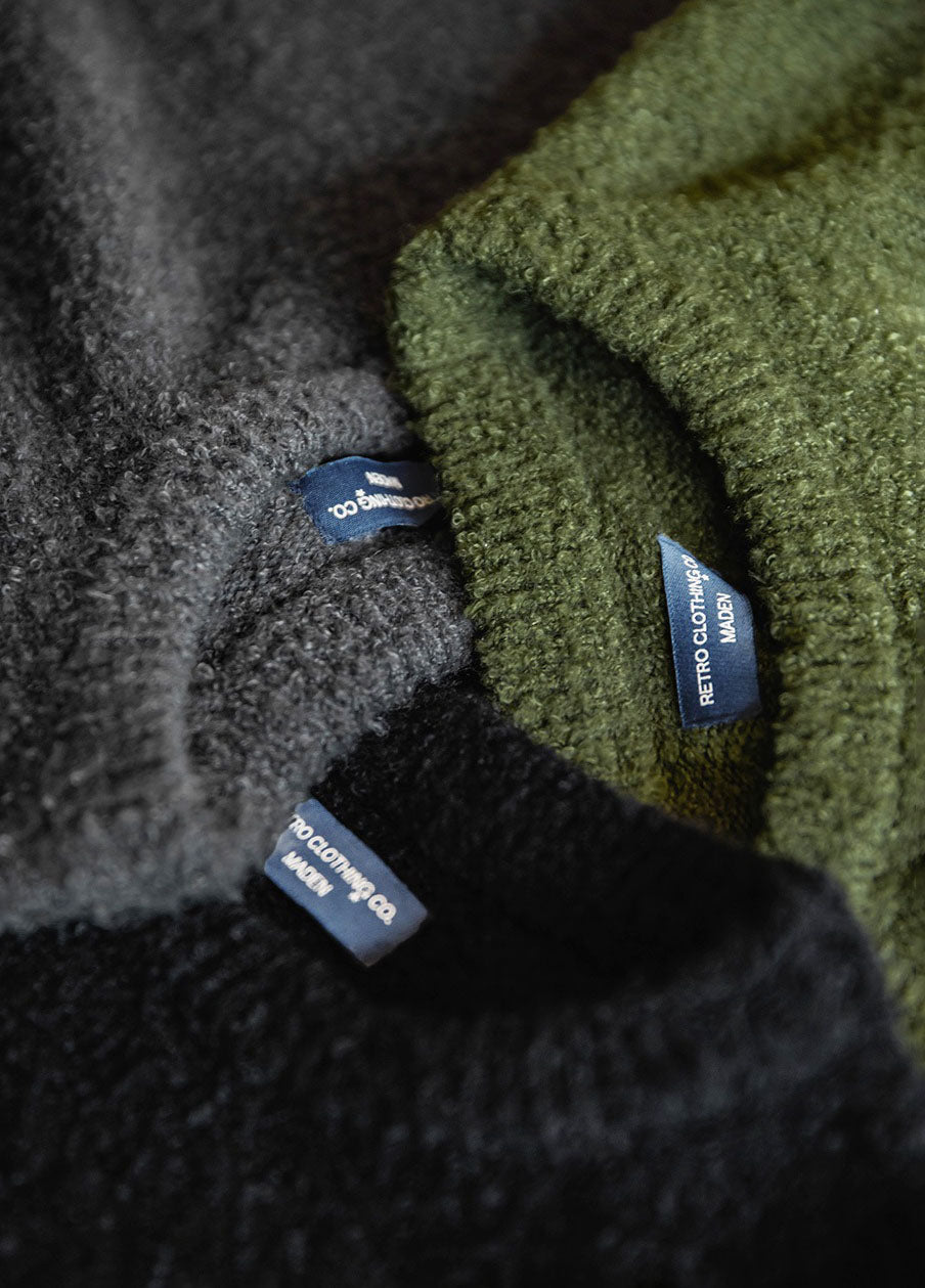 American Retro Three-Dimensional Circle Yarn Warm Men's Sweater - Harmony Gallery