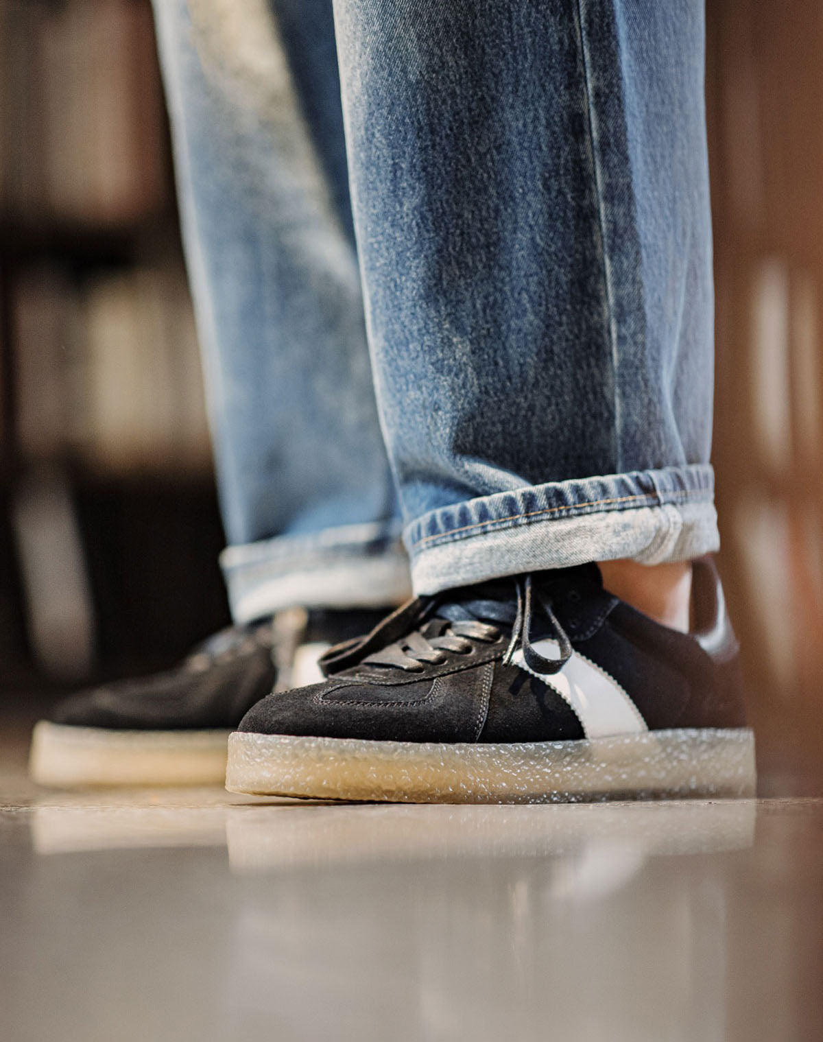 German Retro Low-Top Sports Thick-Soled Men's Casual Shoes - Harmony Gallery