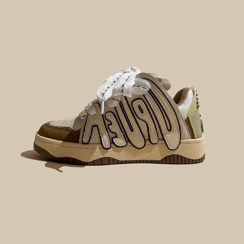 American Retro Skateboard Letters Street Sport Unisex Shoes - Harmony Gallery