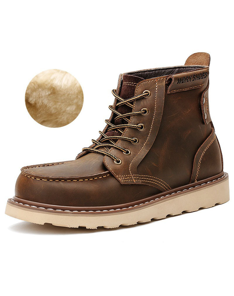 American Retro 875 Velvet Leather Versatile Martin Men's Boot - Harmony Gallery