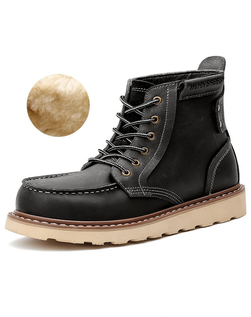 American Retro 875 Velvet Leather Versatile Martin Men's Boot - Harmony Gallery