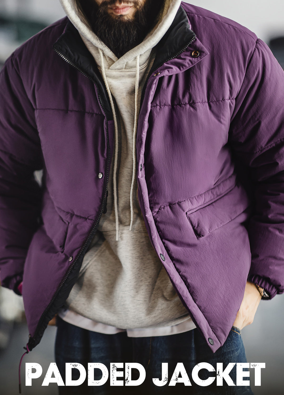 American Reversible Warm Mountain Thickened Cotton Coat Short Men's Jacket - Harmony Gallery