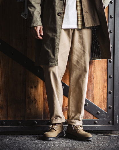 American Retro Age Of Navigation Waxed Canvas Martin Top Men's Boot - Harmony Gallery
