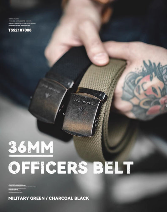 American Non-Hole Elastic Woven Quick-Release Tough Guy Men's Belt - Harmony Gallery