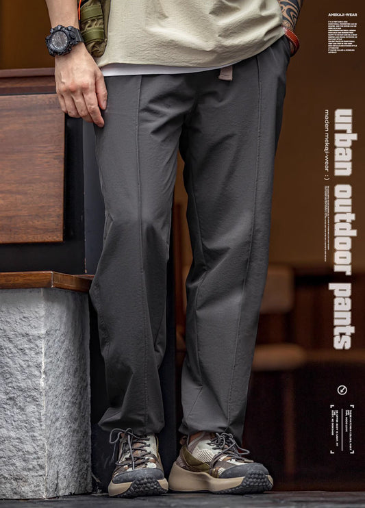 American Casual Outdoor Functional Tapered Elastic Waist Men's Trousers - Harmony Gallery